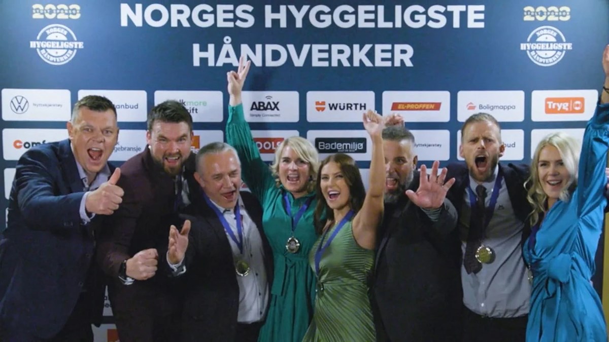 Vinnere av Norges Hyggeligste Håndverker i 2023.