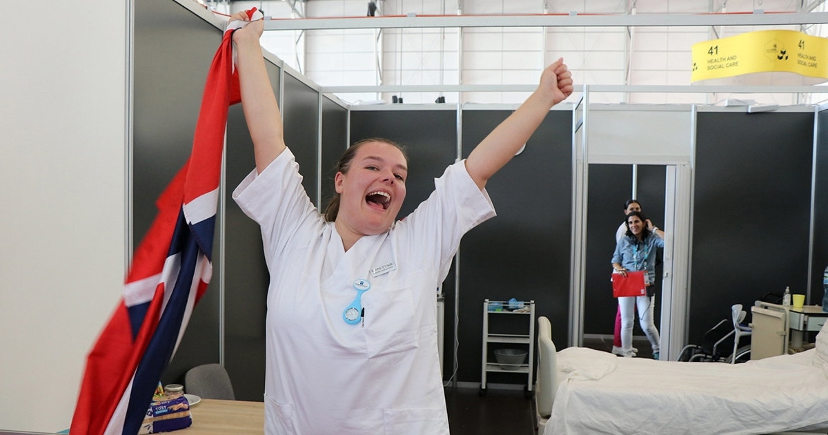 Emma Straub vant bronsemedalje i helsearbeiderfaget under Yrkes-EM 2023 i Gdansk, Polen