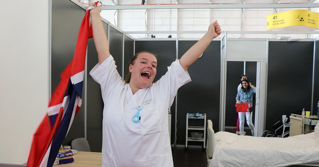 Helsefagarbeider Emma Straub vant bronsemedalje under Yrkes-EM 2023 i Gdansk, Polen.